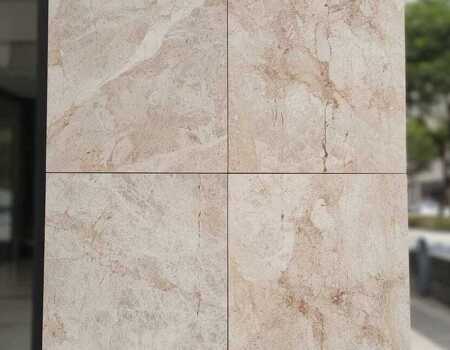 Bej Mermer Kumlama İç ve Dış Cephe Kaplama - 3x40x120 - 7