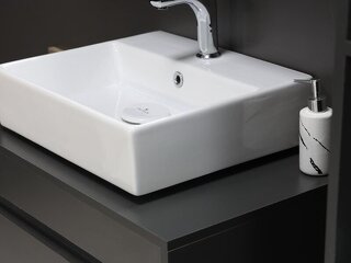 Kayra Serisi Çanak Lavabolu Banyo Mobilyası (Boy Dolaplı Set) - 2