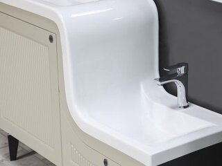 Thalia Serisi Ayaklı Banyo Mobilyası (Boy Dolaplı  Aynalı Set) - 3