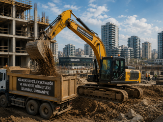 İstanbul Ümraniye Kiralık Kepçe, Ekskavatör ve Hafriyat Hizmetleri