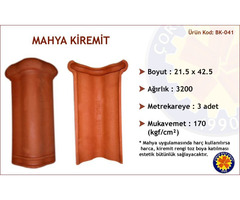 Üreticiden Çorum Mahya Kiremit (Paketli/Bağlı) - Tüm Türkiye'ye Nakliye! - 2