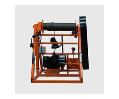 500 Kg Trifaze Yerden Kumandalı Kayışlı Gırgır Vinç 380V | Elektrikli Şantiye Yük Kaldırma Vinci | K