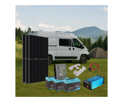 Profesyonel Karavan Güneş Enerji Paketi | 2000W Tam Sinüs İnverterli 840W Lityum Güneş Paneli Sistem