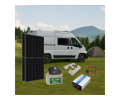 Mini Karavan Güneş Enerji Paketi 280W Monokristal Güneş Paneli 1000W Modifiye Sinüs İnverter 100Ah