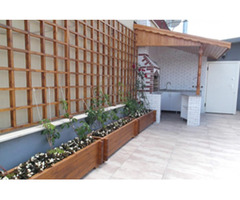 Ahşap Kamelya ve Pergola İmalatı | Bahçe, Villa, Site, Park ve Belediye Projeleri İçin Özel Tasarım  - 9