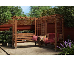 Ahşap Kamelya ve Pergola İmalatı | Bahçe, Villa, Site, Park ve Belediye Projeleri İçin Özel Tasarım  - 14
