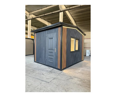 9 m² Prefabrik Büfe 3×3 | Güvenlik Kulübesi, Satış Büfesi, Ofis Kabini ve Anahtar Teslim Hazır Yapı