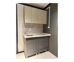 9 m² Prefabrik Büfe 3×3 | Güvenlik Kulübesi, Satış Büfesi, Ofis Kabini ve Anahtar Teslim Hazır Yapı - 3