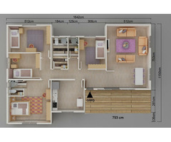166 m² Tek Katlı 4+1 Prefabrik Ev | Anahtar Teslim Çelik ve Prefabrik Villa Modeli - 3