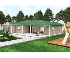 166 m² Tek Katlı 4+1 Prefabrik Ev | Anahtar Teslim Çelik ve Prefabrik Villa Modeli