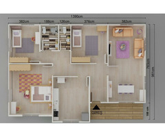 137 m² Tek Katlı 3+1 Prefabrik Ev | Anahtar Teslim Modern Çelik Ev Modeli - 3