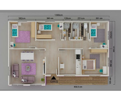 125 m² Tek Katlı 4+1 Prefabrik Ev | Anahtar Teslim Modern Prefabrik Villa - 3