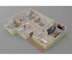124 m² Tek Katlı 3+1 Prefabrik Ev | Anahtar Teslim Modern Çelik Ev Modeli - 2
