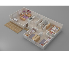 123 m² Tek Katlı 3+1 Prefabrik Ev | Anahtar Teslim Modern Prefabrik Villa - 2