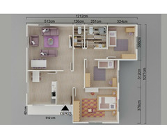 113 m² Tek Katlı 3+1 Prefabrik Ev | Anahtar Teslim Modern Prefabrik Villa - 2