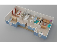 95 m² Tek Katlı 3+1 Prefabrik Ev | Anahtar Teslim Modern Prefabrik Villa - 2