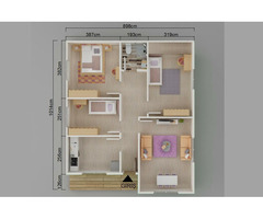 85 m² Tek Katlı 3+1 Prefabrik Ev | Anahtar Teslim Ekonomik Prefabrik Konut - 2