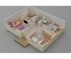 81 m² Tek Katlı 3+1 Prefabrik Ev | Anahtar Teslim Ekonomik Prefabrik Konut - 2