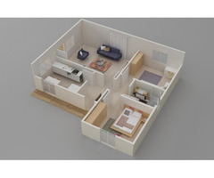 80 m² Tek Katlı 2+1 Prefabrik Ev | Anahtar Teslim Ekonomik Prefabrik Konut - 2