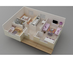 78 m² Tek Katlı 2+1 Prefabrik Ev | Ekonomik, Dayanıklı ve Anahtar Teslim Prefabrik Konut - 2