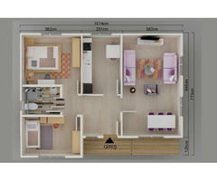 78 m² Tek Katlı 2+1 Prefabrik Ev | Ekonomik, Dayanıklı ve Anahtar Teslim Prefabrik Konut - 3