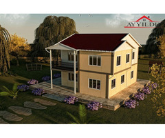 150 m² Dubleks 4+1 Prefabrik Ev | Geniş Aileler İçin Modern ve Anahtar Teslim Dubleks Konut