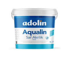 Aqualin Saf Akrilik Parlak İç Cephe Boyası | Silinebilir Saf Akrilik İç Cephe Boyası