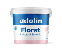 Floret Dekoratif Silikonlu Tam Silinebilir İç Cephe Boyası | Silikon Katkılı Mat Duvar Boyası