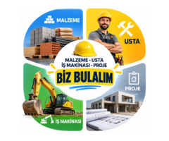 İş Makinesi, Usta, Malzeme Tedariği — Sizin Yerinize En Doğru Tedarikçiyi Buluyoruz