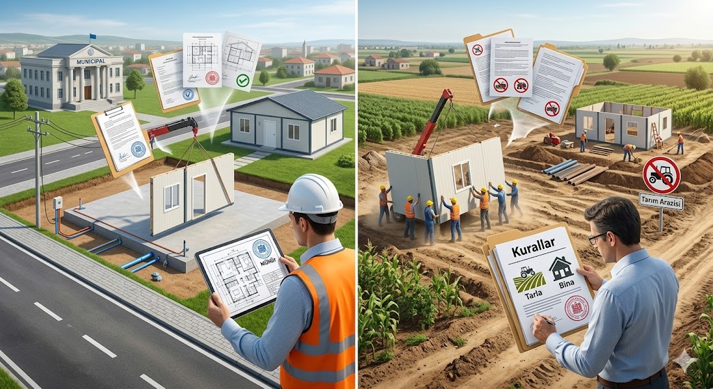 Prefabrik Ev Yapımında İmar İzni Nasıl Alınır? (Arsa ve Tarla Kuralları)