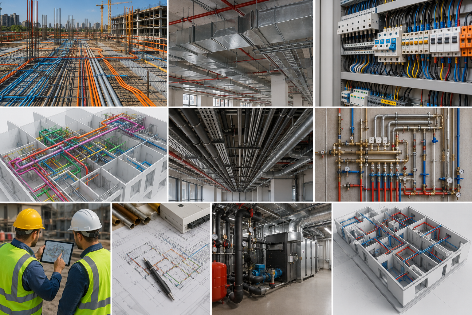 Modern İnşaat Projelerinde Elektrik ve Mekanik Tesisat (MEP) Yönetimi