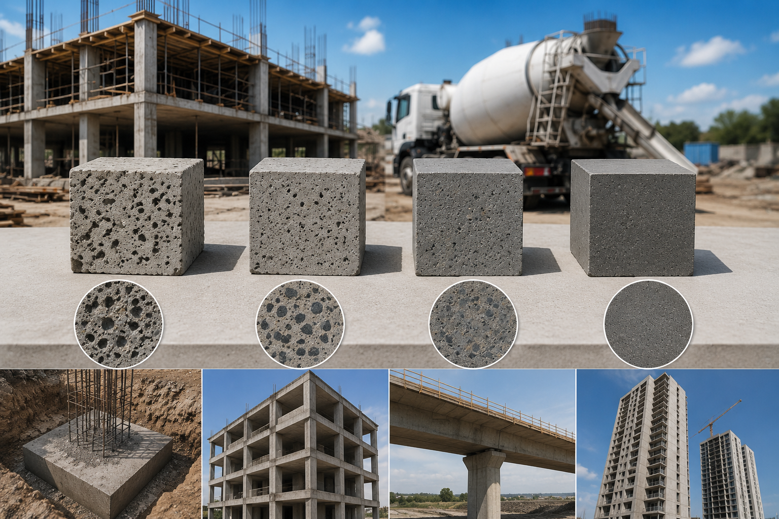 İnşaatta Doğru Beton Sınıfının Seçimi: C25, C30, C35 ve C40 Beton Arasındaki Farklar Nelerdir?