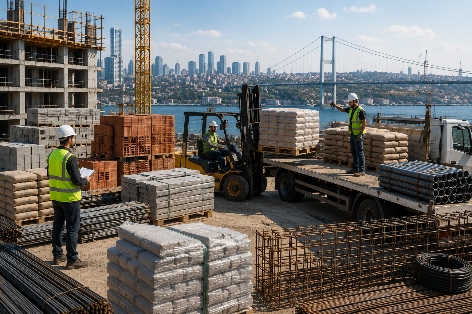 İstanbul’da İnşaat Malzemesi Nasıl Tedarik Edilir? Toptan Kaba Yapı Malzemeleri Alım Rehberi