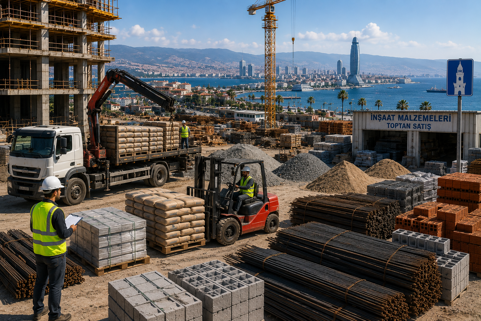 İzmir’de İnşaat Malzemesi Nasıl Tedarik Edilir? Ege Projeleri İçin Toptan Kaba Yapı Rehberi